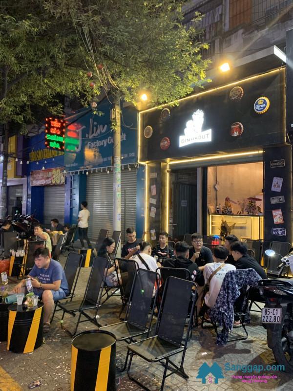 Sang nhanh quán CAFE BEER mặt tiền đường CMT8 - Quận Tân Bình.