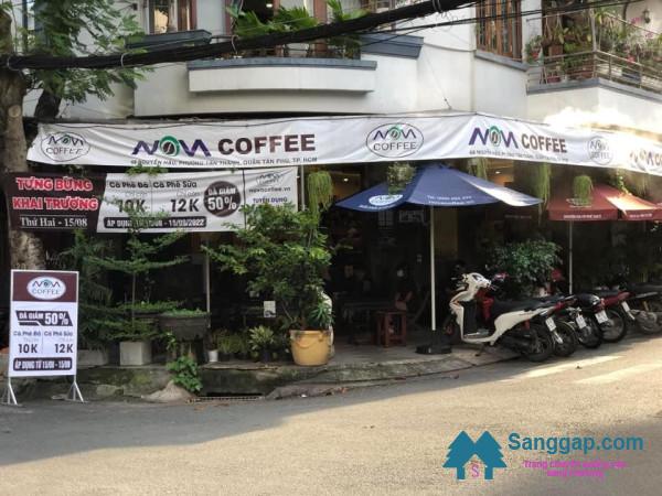 Sang Quán Cafe Ở Trung Tâm Quận Tân Phú.