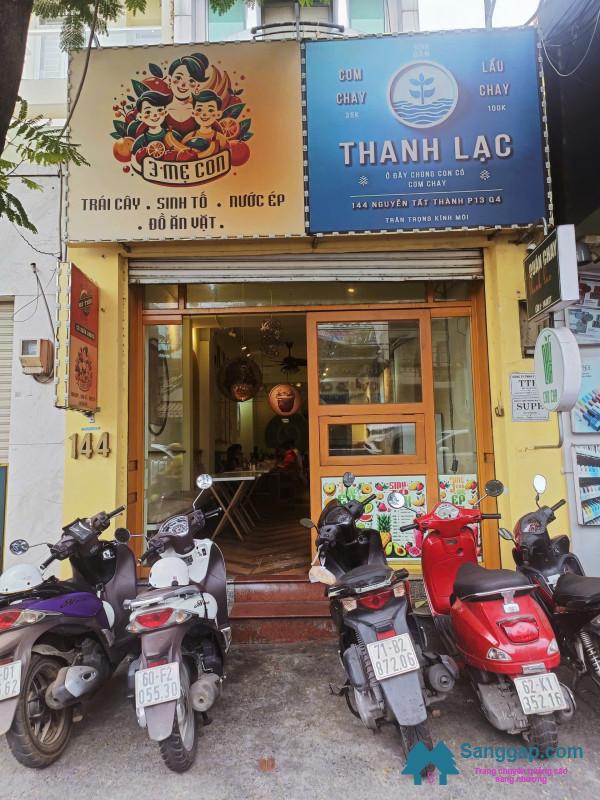 SANG NHƯỢNG HOẶC CHO THUÊ QUÁN CHAY THANH LẠC - QUẬN 4