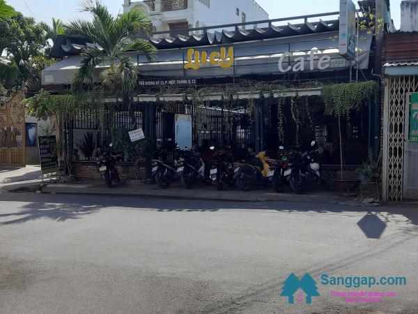 Cần Sang Quán Cafe 2 Mặt Tiền Đường Hiệp Thành 13 Quận 12
