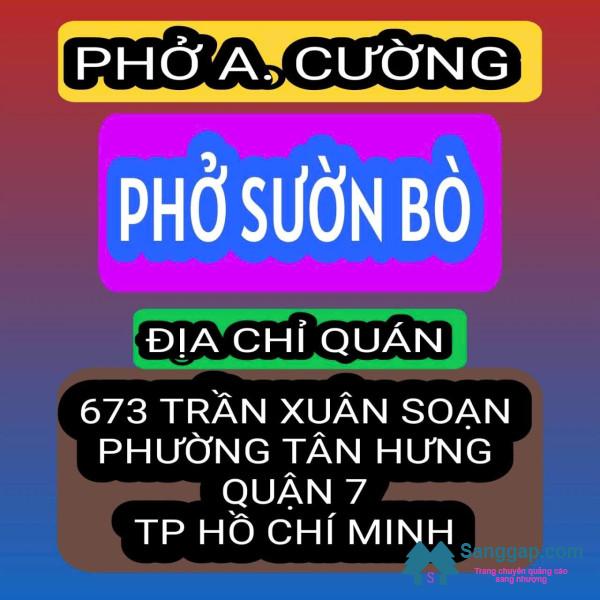 Sang quán phở - hủ tiếu