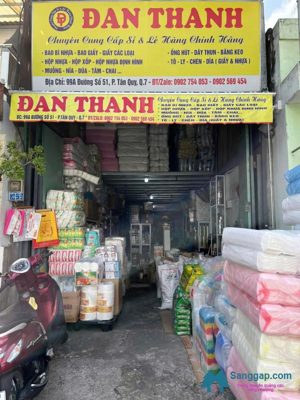 SANG NHƯỢNG CỬA HÀNG BAO BÌ Ở QUẬN 7