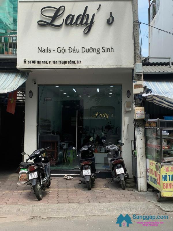 Sang Nhượng Tiệm Nail Gội Đầu Dưỡng Sinh Tại Quận 7